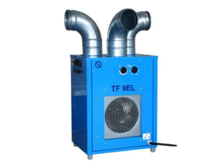 Varmeaggregat med luftfordeler 230V effekt < 10 kW